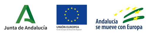 Ayuda de la Unión Europea y de la Junta de Andalucía con cargo al Programa Operativo FEDER de Andalucía 2014-2020